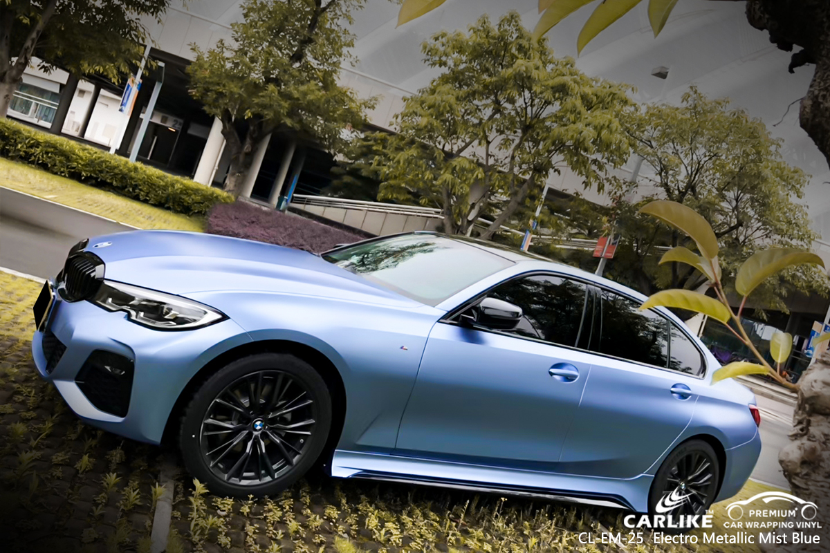CL-EM-25 electro metallic mist blue wrap vinyl for BMW Calauan Philippines