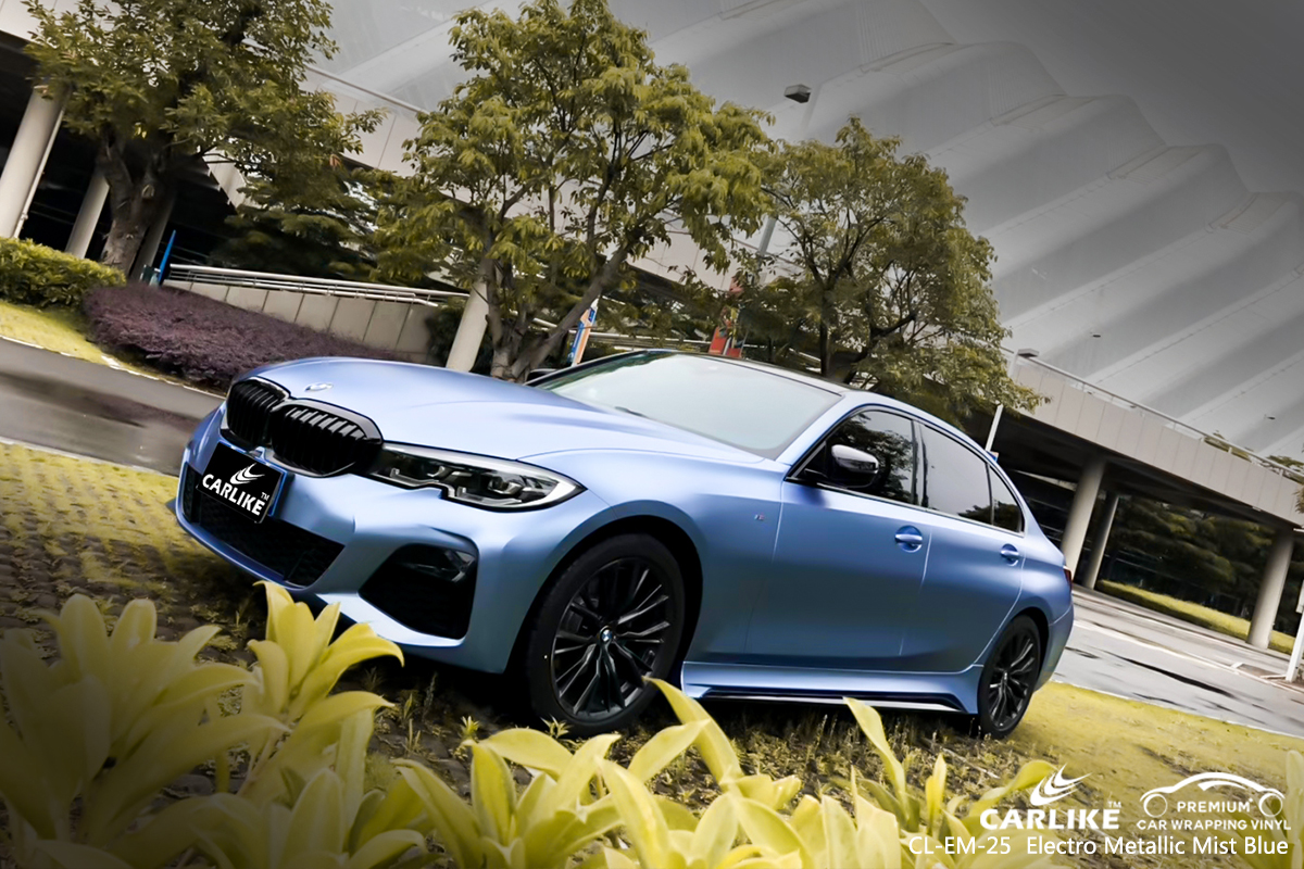 CL-EM-25 electro metallic mist blue wrap vinyl for BMW Calauan Philippines