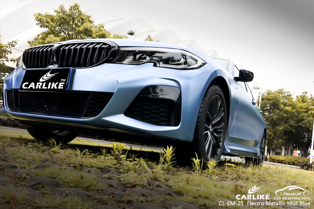 CL-EM-25 electro metallic mist blue wrap vinyl for BMW Calauan Philippines