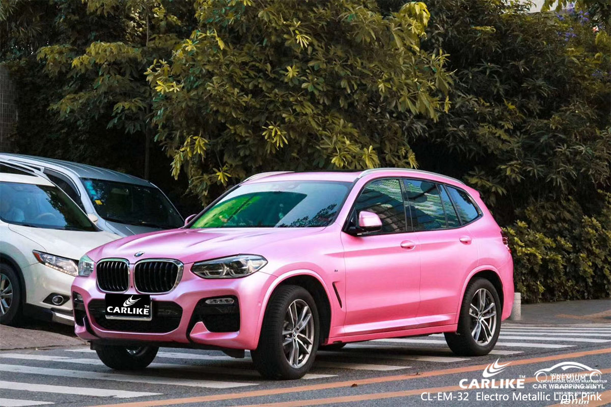 CL-EM-32 electro metallic light pink vinyl wrap gloss for BMW Bacoor Philippines