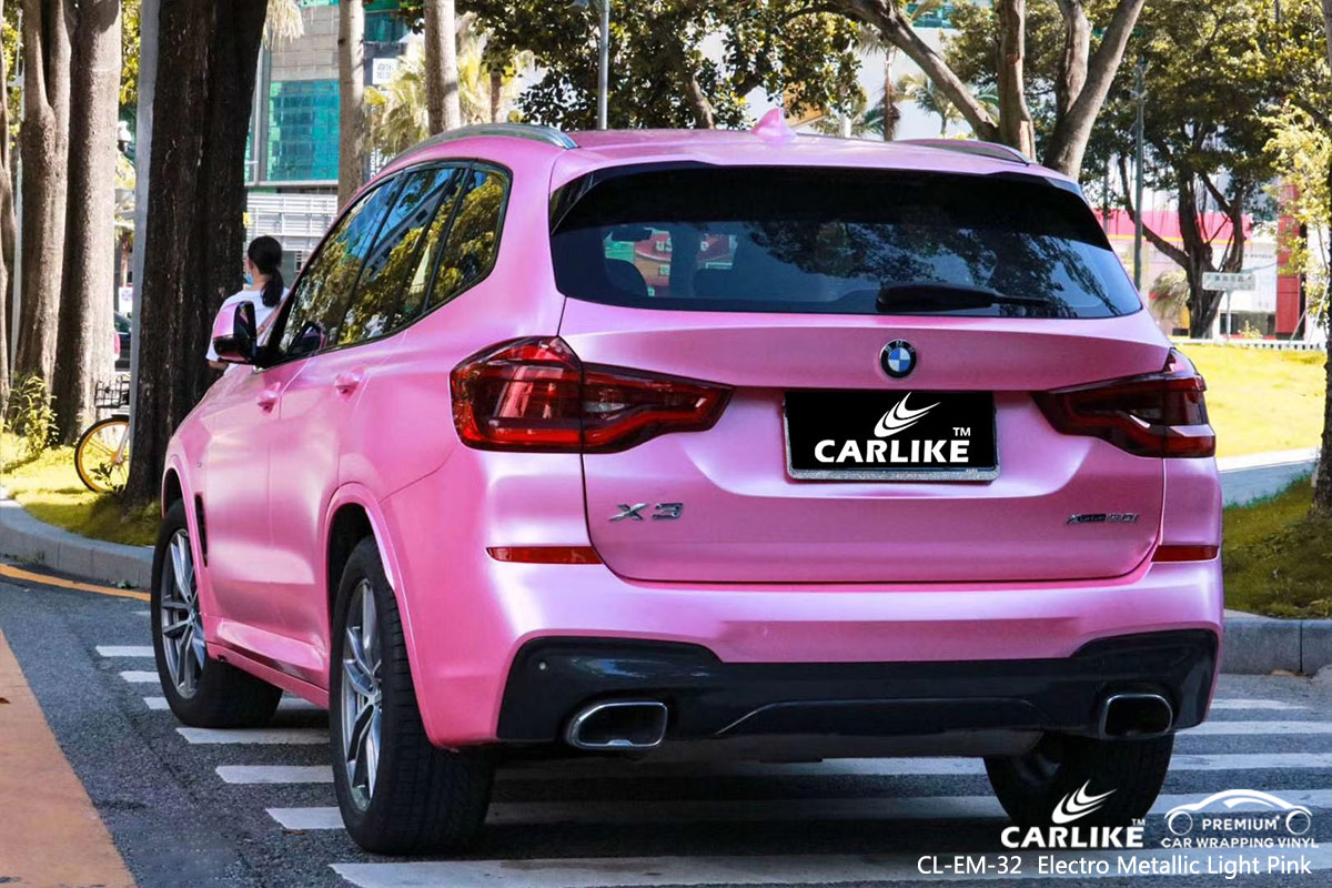 CL-EM-32 electro metallic light pink vinyl wrap gloss for BMW Bacoor Philippines