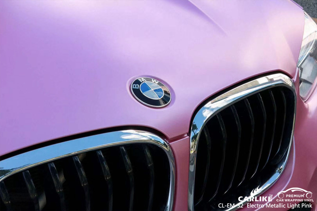 CL-EM-32 electro metallic light pink vinyl wrap gloss for BMW Bacoor Philippines