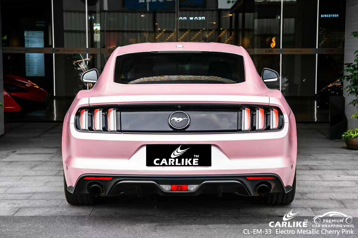 CL-EM-33 electro metallic cherry pink vinyl sticker paper for FORD MUSTANG Trabzon Turkey