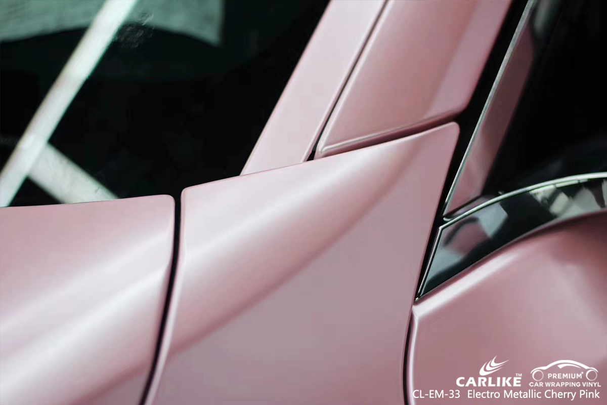 CL-EM-33 electro metallic cherry pink car wrapping foil for BMW Denizli Turkey