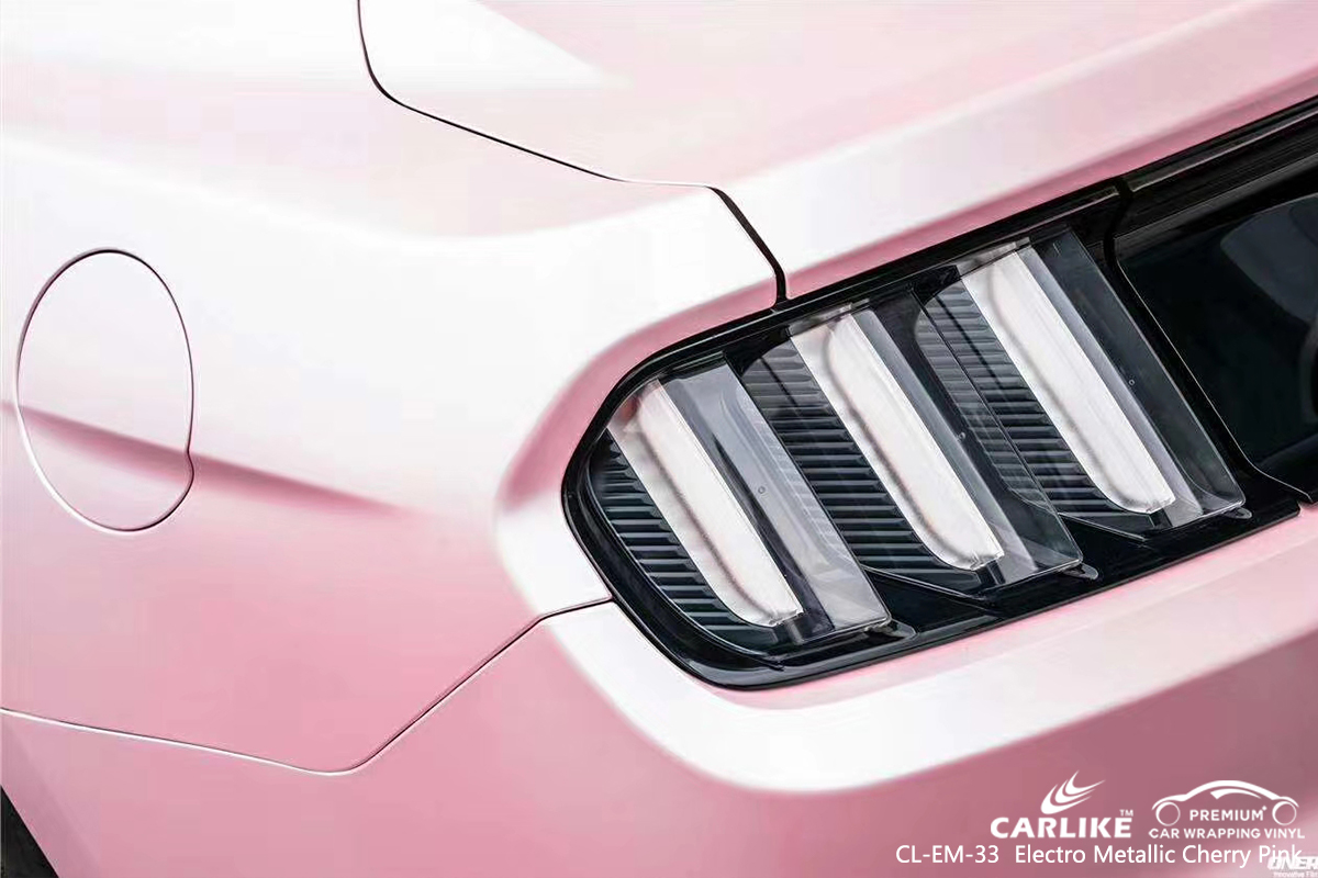 CL-EM-33 electro metallic cherry pink vinyl sticker paper for FORD MUSTANG Trabzon Turkey