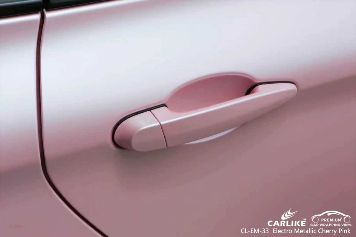 CL-EM-33 electro metallic cherry pink vinyl wrap my car for BMW Santa Rosa Philippines