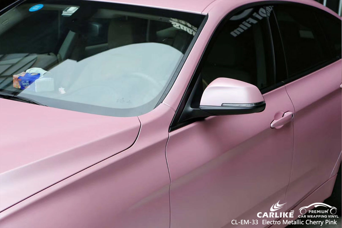 CL-EM-33 electro metallic cherry pink vinyl wrap my car for BMW Santa Rosa Philippines