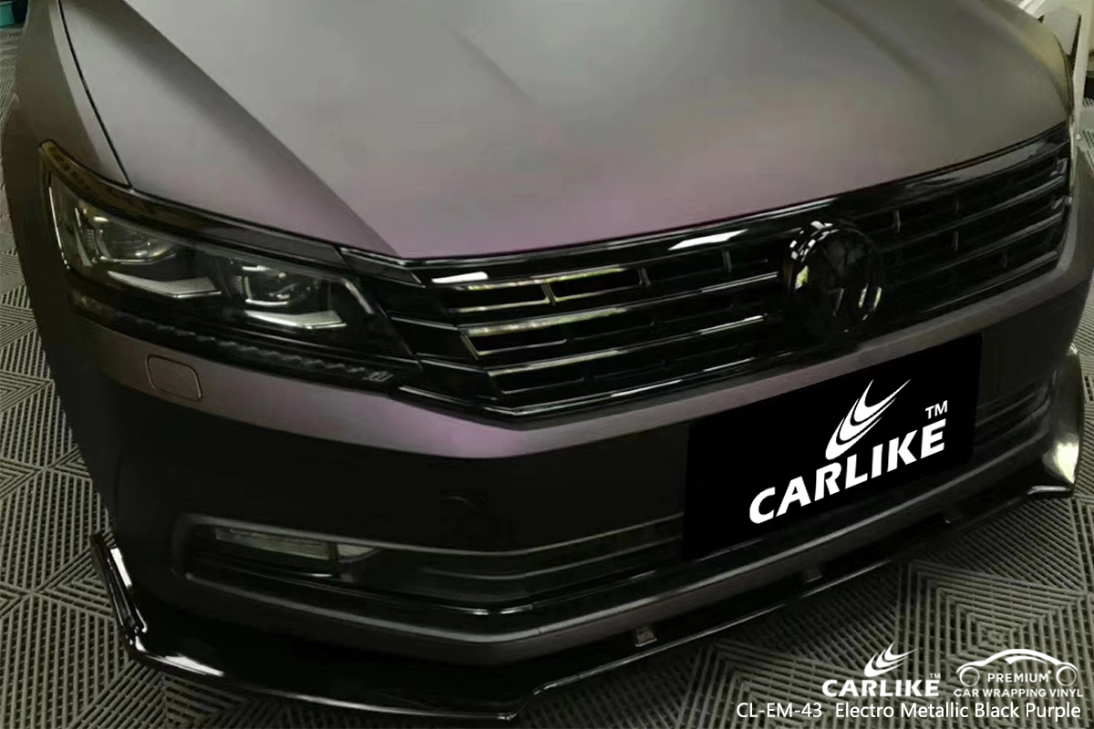 CL-EM-43 electro metallic black purple car foil for VOLKSWAGEN Malabon Philippines