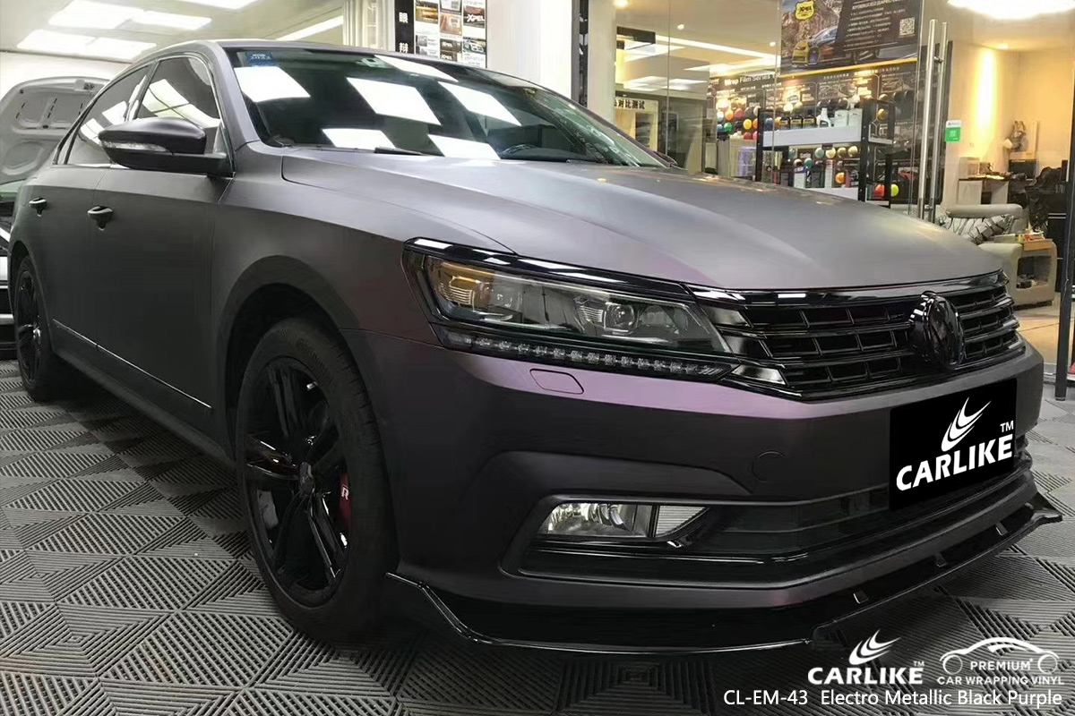 CL-EM-43 electro metallic black purple car foil for VOLKSWAGEN Malabon Philippines