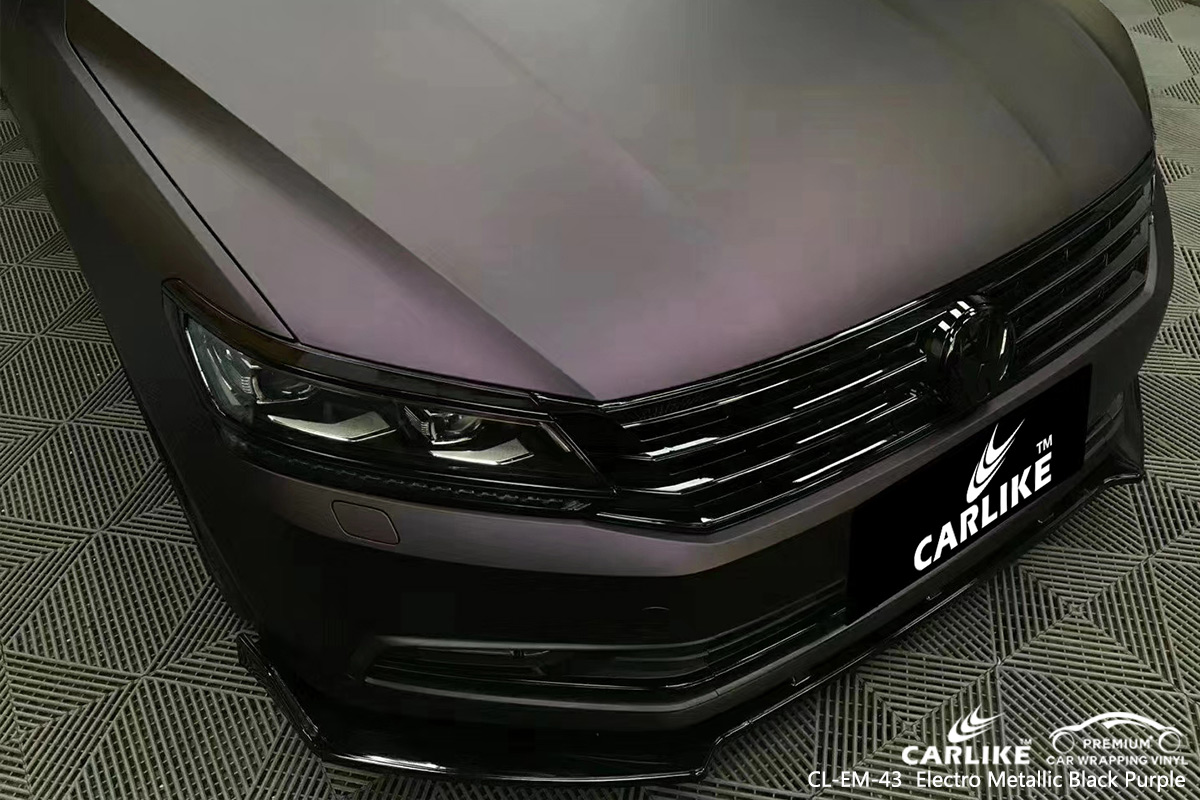 CL-EM-43 electro metallic black purple car foil for VOLKSWAGEN Malabon Philippines