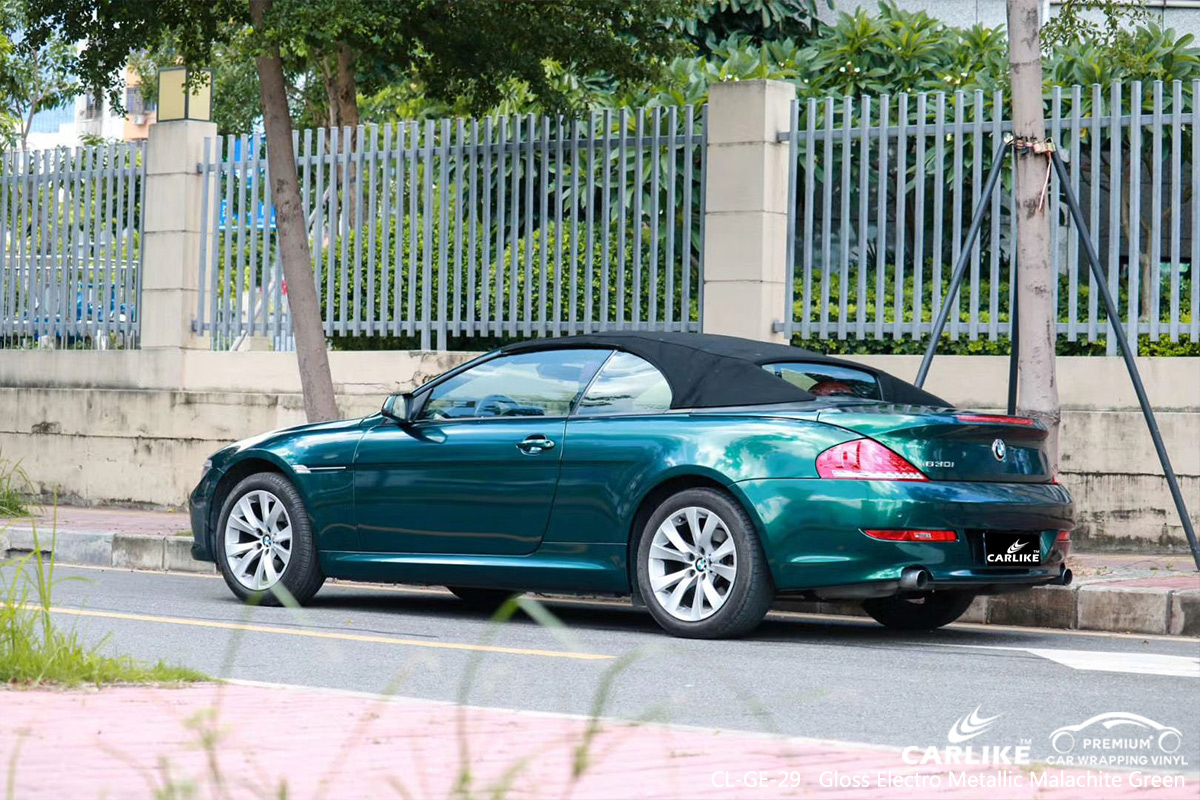 CL-GE-29 gloss electro metallic malachite green car wrapping for BMW Austin United States