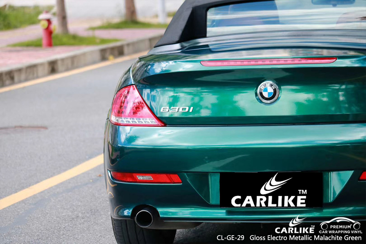 CL-GE-29 gloss electro metallic malachite green car wrapping for BMW Austin United States