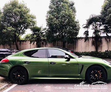 CL-GE-31 parlak elektro metalik mamba yeşili arabamı PORSCHE Quezon Filipinler için sar