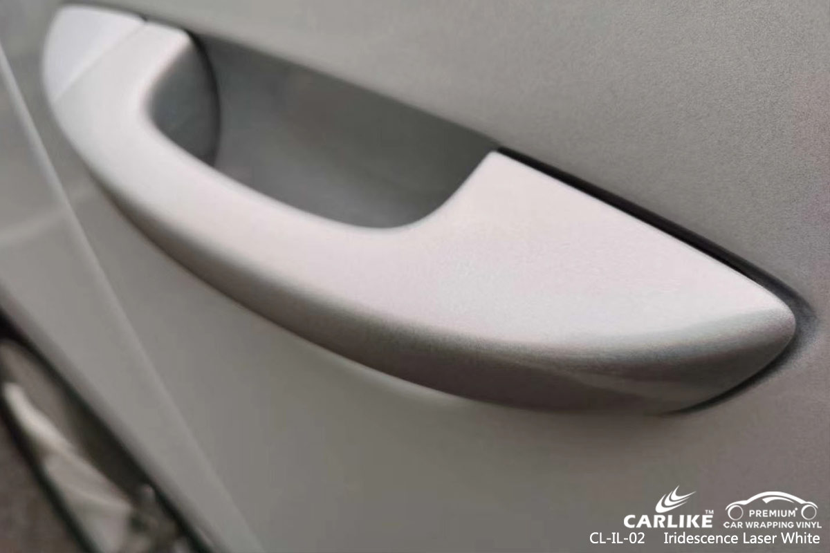 CL-IL-02 iridescence laser white auto vinyl wrap my car for VOLKSWAGEN Los Angeles United States