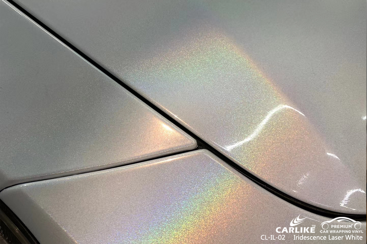 CL-IL-02 iridescence laser white vehicle vinyl films for PORSCHE Ankara Turkey