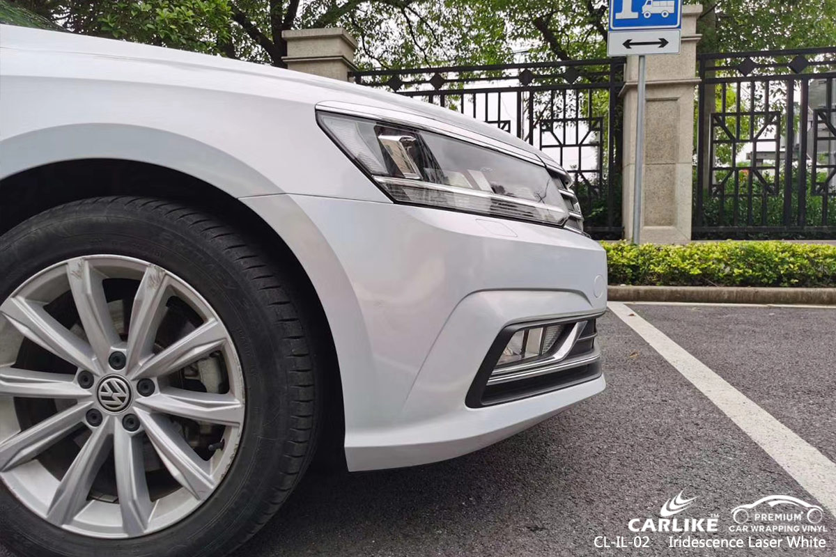 CL-IL-02 iridescence laser white auto vinyl wrap my car for VOLKSWAGEN Los Angeles United States