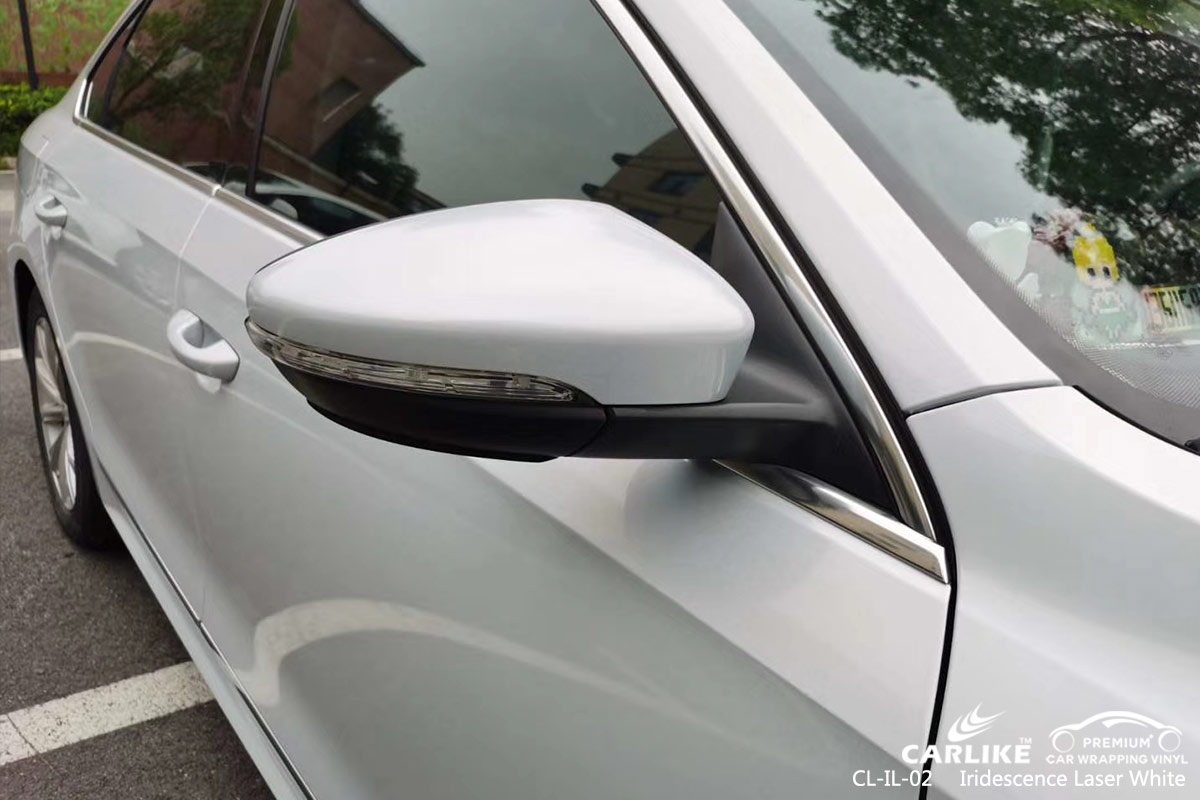 CL-IL-02 iridescence laser white auto vinyl wrap my car for VOLKSWAGEN Los Angeles United States