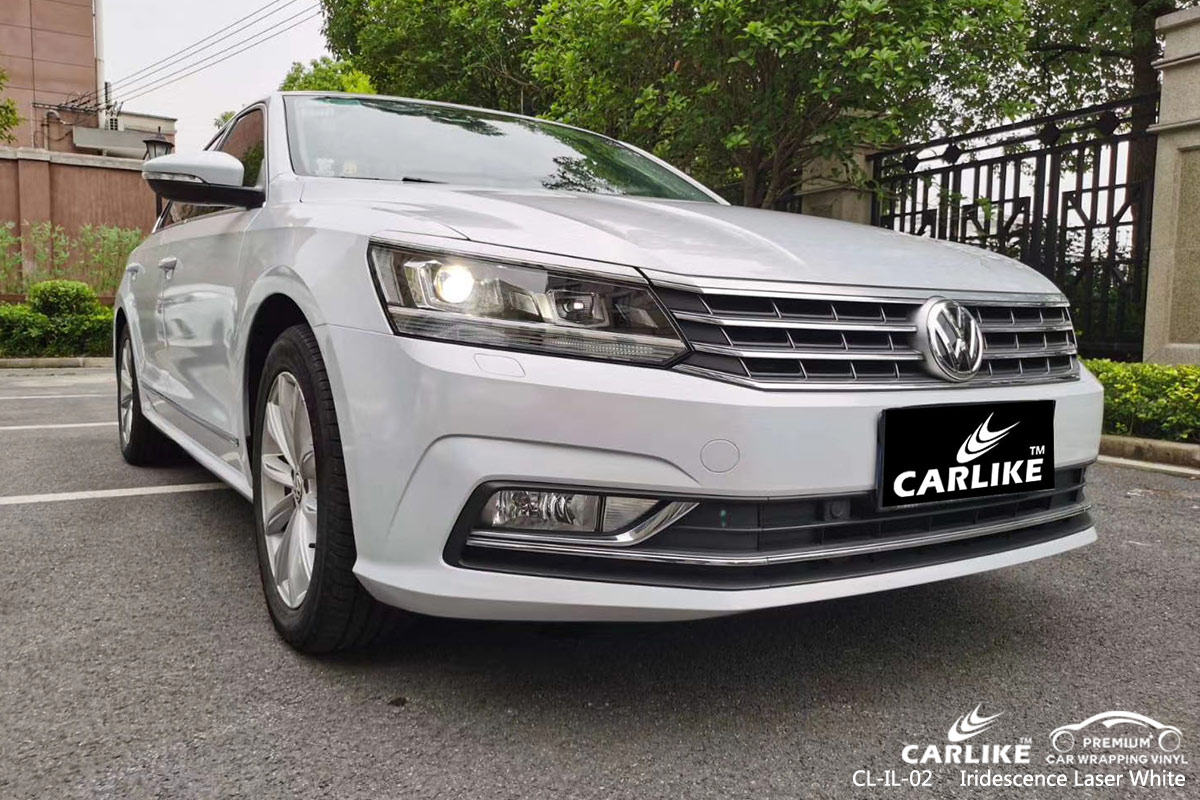 CL-IL-02 iridescence laser white auto vinyl wrap my car for VOLKSWAGEN Los Angeles United States