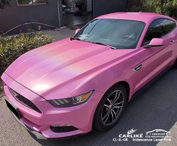 CL-IL-08 تقزح اللوني الوردي لتغليف السيارة باللون الوردي لجاكوار ميامي الولايات المتحدة