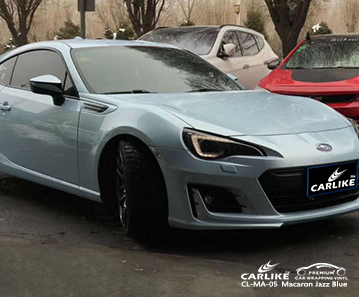 CL-MA-05 التفاف فينيل أزرق ماكرون جاز لسوبارو كاباناتوان الفلبين