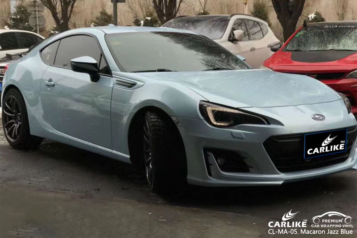 CL-MA-05 macaron jazz blue vinyl wrap for SUBARU Cabanatuan Philippines