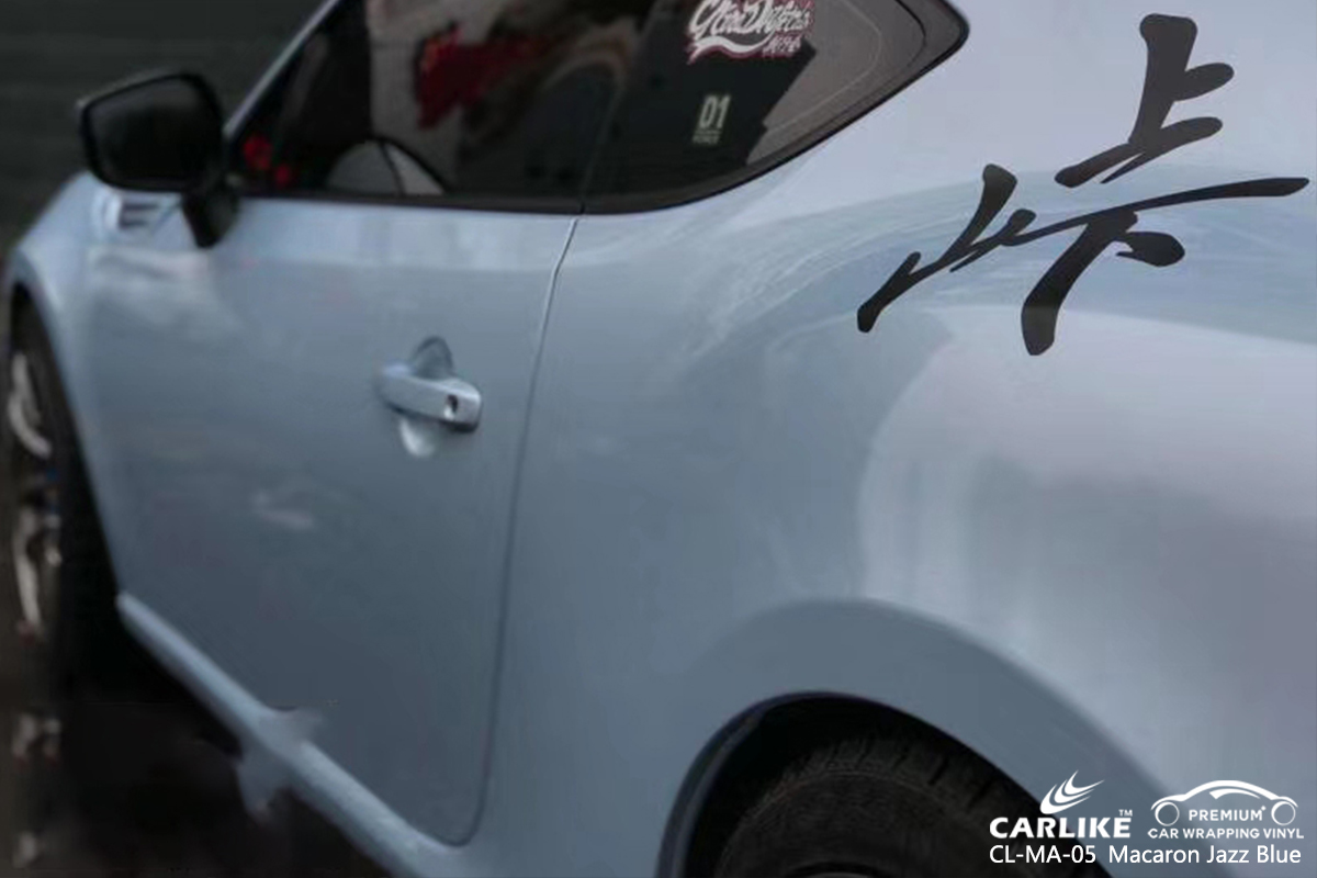 CL-MA-05 macaron jazz blue vinyl wrap for SUBARU Cabanatuan Philippines