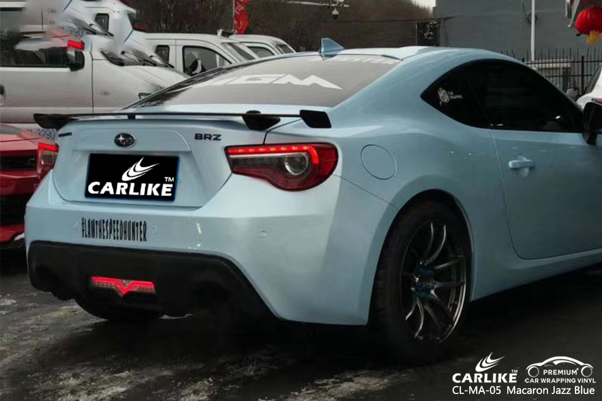 CL-MA-05 macaron jazz blue vinyl wrap for SUBARU Cabanatuan Philippines