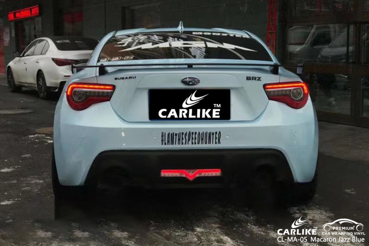 CL-MA-05 macaron jazz blue vinyl wrap for SUBARU Cabanatuan Philippines