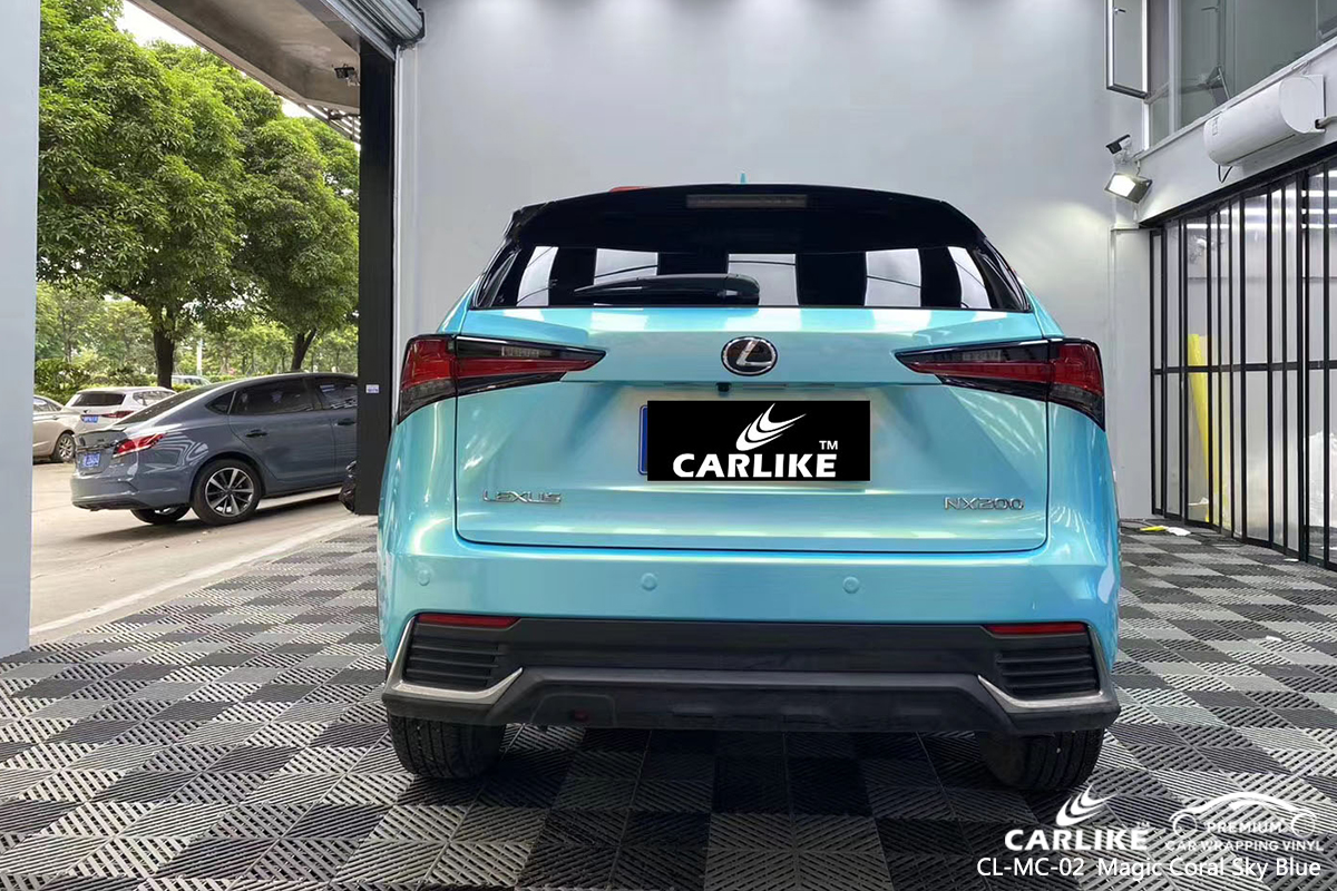 CL-MC-02 magic coral sky blue ship wrap car black matt for LEXUS Tarlac Philippines
