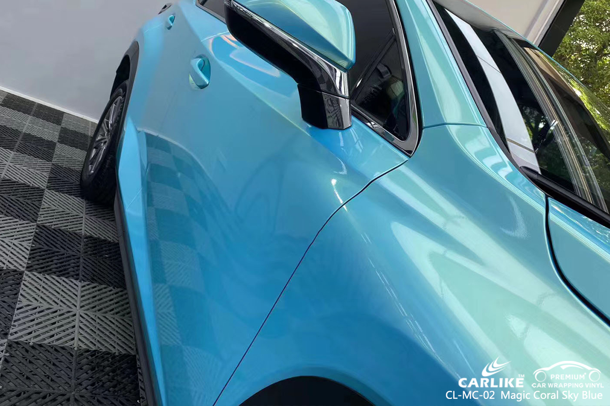CL-MC-02 magic coral sky blue ship wrap car black matt for LEXUS Tarlac Philippines