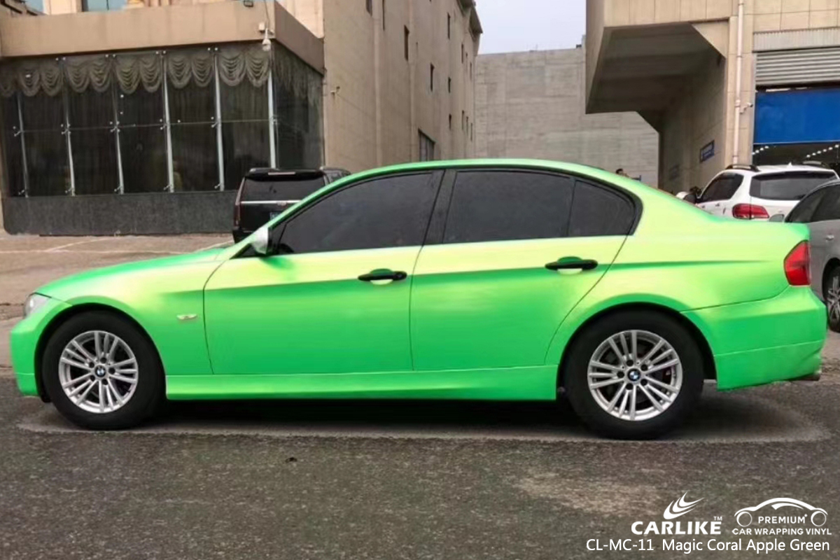 CL-MC-11 magic coral apple green car wrap film for BMW Diyarbakir Turkey