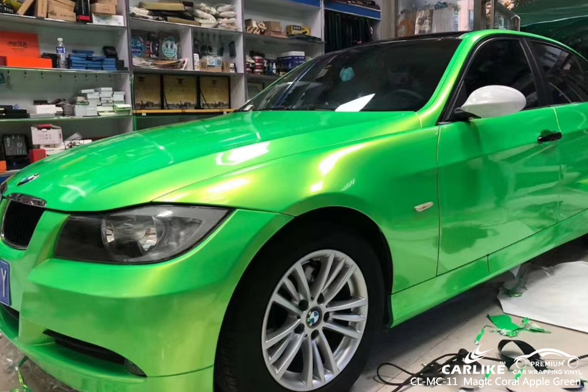 CL-MC-11 magic coral apple green car wrap film for BMW Diyarbakir Turkey
