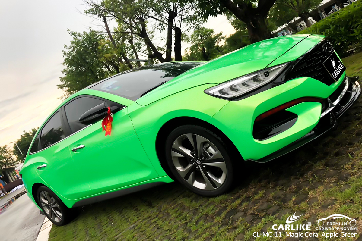 CL-MC-11 magic coral apple green car wrapping for BEIJING HYUNDAI Bayambang Philippines