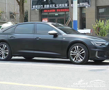 AUDI Samsun Türkiye için CL-MS-01 süper mat saten siyah araba sarma parlatıcısı