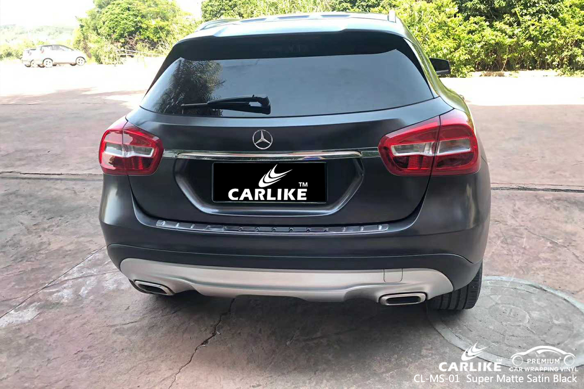 CL-MS-01 super matte satin black vinyl wrapping for MERCEDES-BENZ Gaziantep Turkey