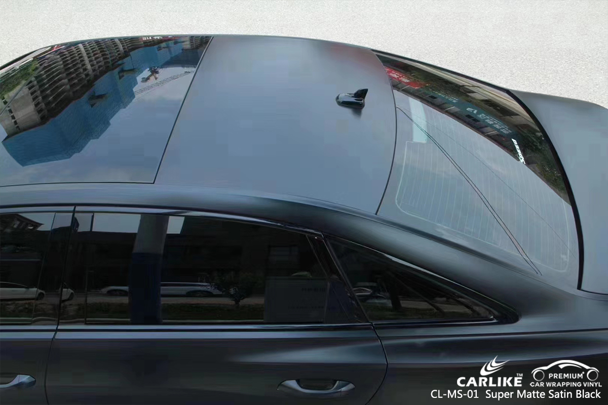 CL-MS-01 super matte satin black car wrap gloss for AUDI Samsun Turkey