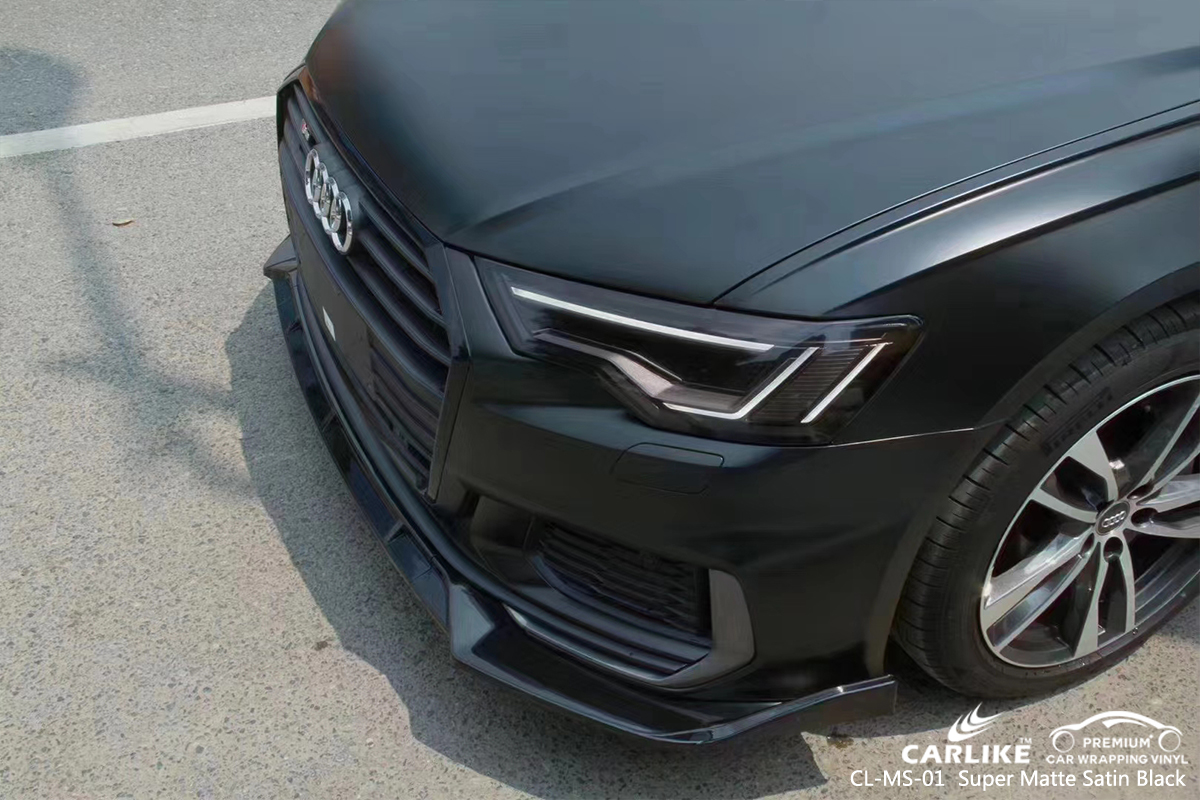 CL-MS-01 super matte satin black car wrap gloss for AUDI Samsun Turkey