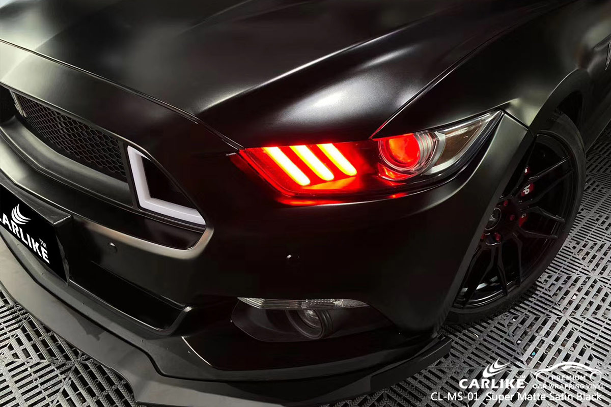 CL-MS-01 super matte satin black vinyl wrapping for MERCEDES-BENZ Gaziantep Turkey