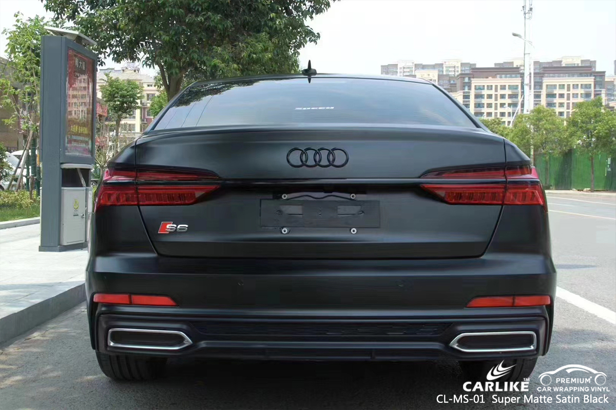 CL-MS-01 super matte satin black car wrap gloss for AUDI Samsun Turkey