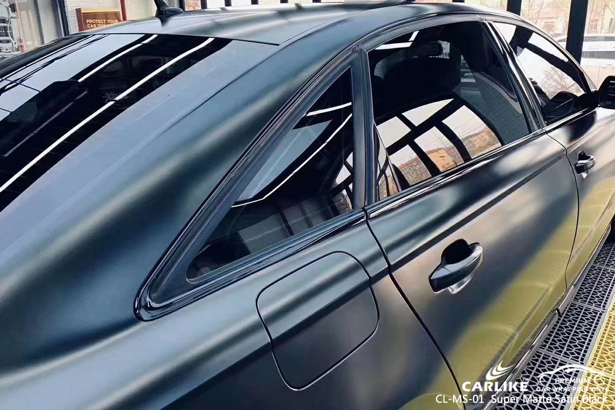 CL-MS-01 super matte satin black car wrap gloss for AUDI Samsun Turkey