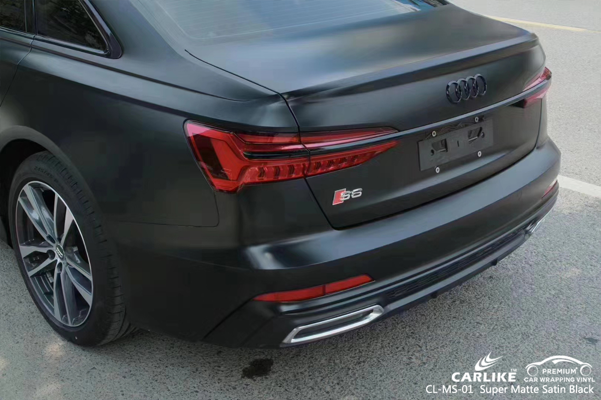 CL-MS-01 super matte satin black car wrap gloss for AUDI Samsun Turkey