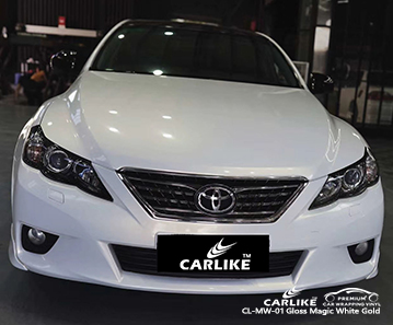TOYOTA Pasay Filipinler için CL-MW-01 parlak sihirli beyazdan altına vinil kaplama