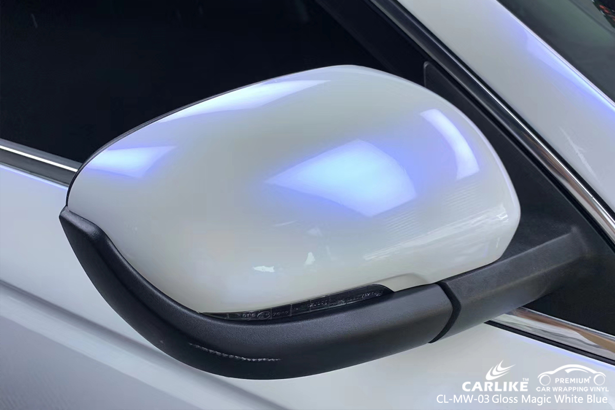 CL-MW-03 gloss magic white to blue vinyl material suppliers for GEELY Mabalacat Philippines