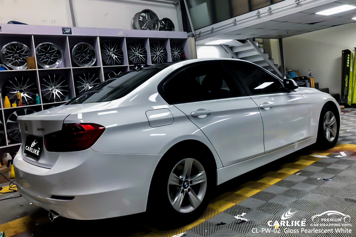 CL-PW-02 gloss pearlescent white ppf film for BMW San Carlos Philippines