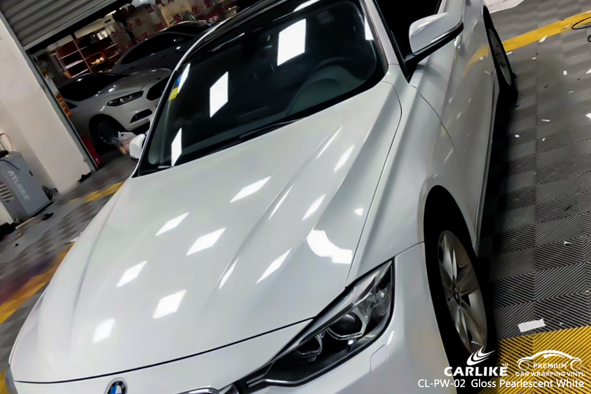 CL-PW-02 gloss pearlescent white ppf film for BMW San Carlos Philippines