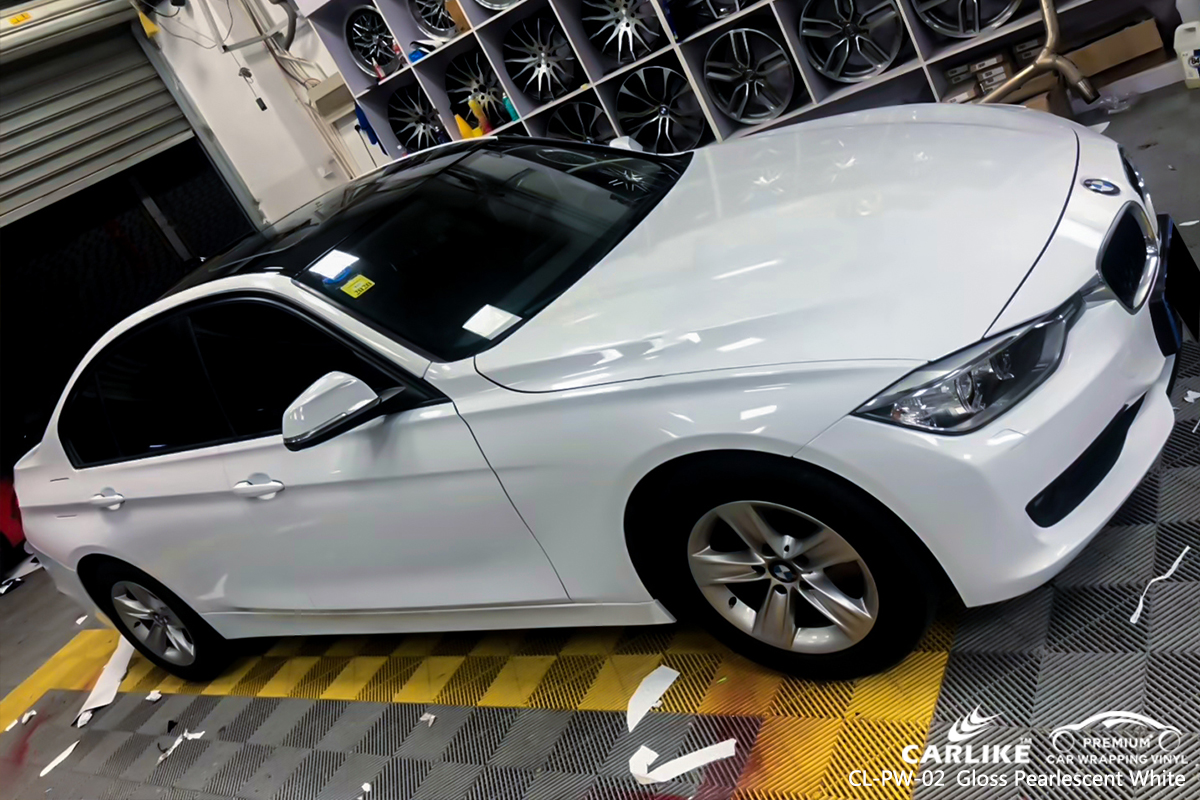 CL-PW-02 gloss pearlescent white ppf film for BMW San Carlos Philippines