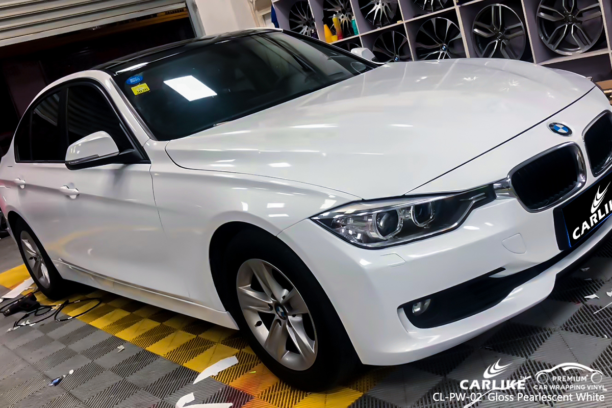 CL-PW-02 gloss pearlescent white ppf film for BMW San Carlos Philippines