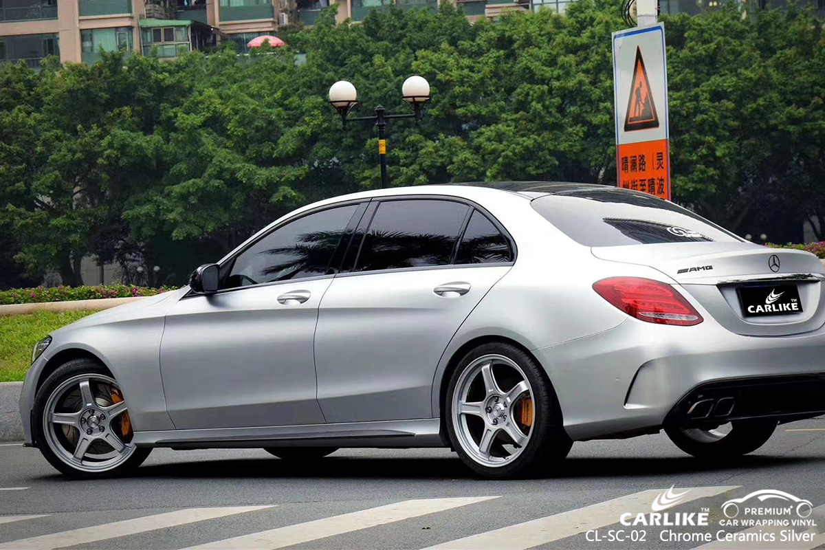 CL-SC-02 chrome ceramics silver tpu ppf film for MERCEDES-BENZ Columbus United States