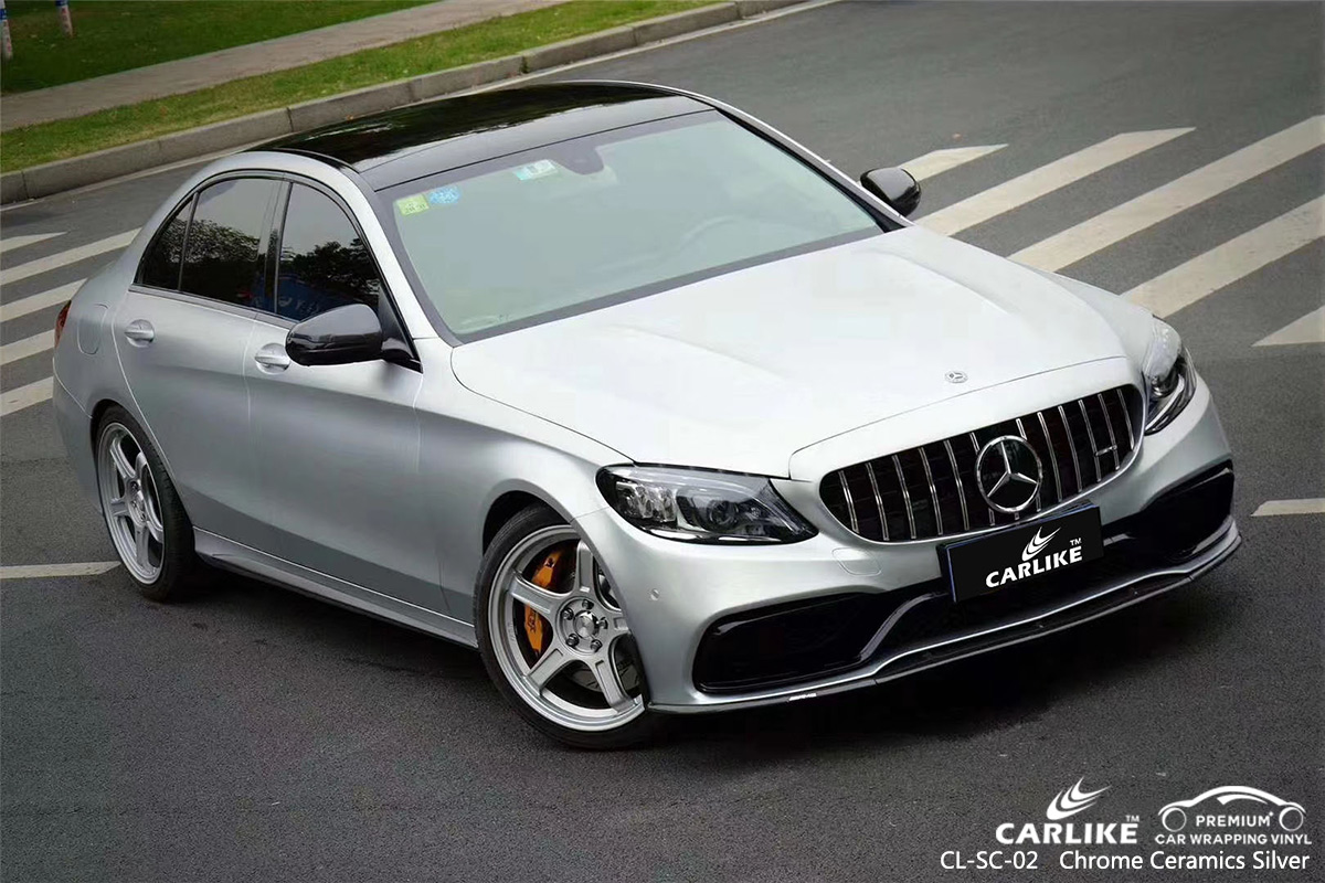 CL-SC-02 chrome ceramics silver tpu ppf film for MERCEDES-BENZ Columbus United States