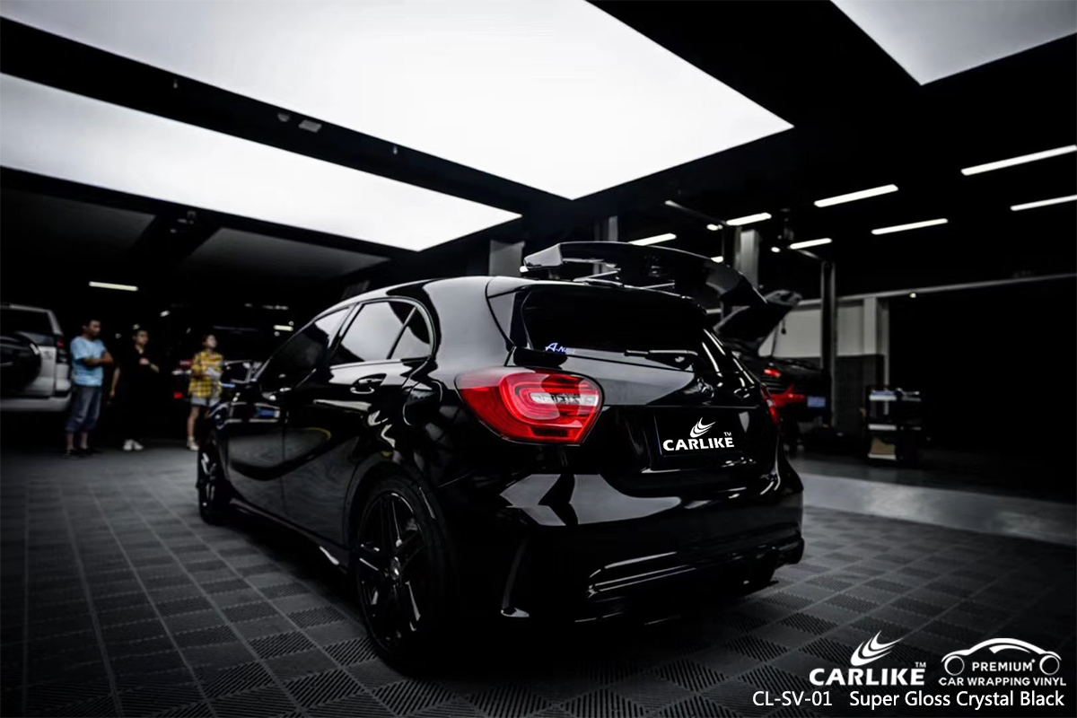 CL-SV-01 super gloss crystal black vinyl sticker paper for MERCEDES-BENZ Marikina Philippines